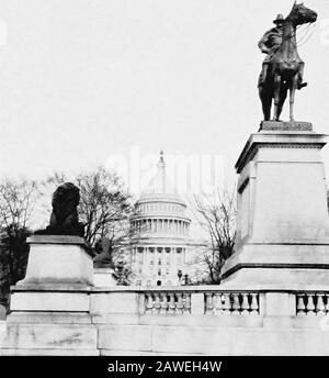 Resoconto della riunione dell'associazione di famiglia Grant alla celebrazione del 100th anniversario della nascita di Ulysses Simpson Grant a Washington, D.C., 27 aprile 1922, e degli esercizi a New York City e Point Pleasant, Ohio. Foto Stock