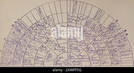 Pedigree di Thomas, Chew e Lawrence : il registro del fiume Ovest, e note genealogiche . LEGNO lter b. Giugno, 1862. Dr. RICHARD HENRY, decimo figlio di JohnChew e Mary (Snowden) Thomas, b, giugno 20th, 1805, è stato educato alla University of Pennsylvania, condividendo i primi onori, e si è laureato nella sua MedicalSchool nel 1828; poi si è stabilito a Baltimora, dove ha avuto una delle più grandi pratiche; È stato professore presso la Medical School dell'Università del Maryland, eminente Ministro della Società degli amici, in cui ha viaggiato molto in Europa e America.He MD. Abete Foto Stock