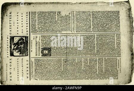 L'iconografia di Manhattan Island, 1498-1909 : compilata da fonti originali ed illustrata da riproduzioni fotografiche di mappe, piani, viste e documenti importanti in collezioni pubbliche e private . ha 30 marzo. The MINERVA, & MERCANTILE SERA ADVERTISERSee American Minerva MATTINA CRONACA 1802 ottobre i [No. I] Stampato per il Titolare, da William A Davis Daily 1803 Nov. 22 Stampato e pubblicato per il Titolare da Robert Wilson 1804 Nov. 7 Stampato e pubblicato per il Titolare da Lewis Jones, Jun. 1805 Feb. 9 Stampato e pubblicato da Lewis Jones, Jun., & Co. 1805 ago. 3 P. Foto Stock