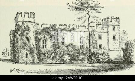 Ontario High School History of England . erano molto costosi costruzione e manutenzione. Erano infatti fortezze, con guarnigione aconsiderabile, e la maggior parte di esse passavano nelle mani del re, o in quelle di pochi nobili che avevano istLicense. Le Guerre delle Rose, che tendevano a ravvivare il potere dei nobili, portarono alcuni di loro a fortificare le Teirresidences. L'artiglieria però^ faceva il castello poco utilizzato in guerra e, alla fine del Medioevo, i nobili terichei vivevano in sontuosi palazzi, costruiti senza pensare molto alla difesa militare. Il maniero. - il villaggio scudiero, o signore del m Foto Stock