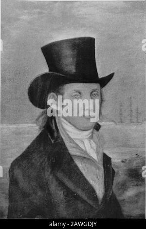 Le navi e i marinai di vecchio Salem; il record di un'era brillante di successo americano . sparito alla relativa bellezza, lusso e magnificenza. Sono andato amongothers. Il proprietario era a bordo; era un gentiluomo di Salem, che aveva accumulato grandi ricchezze durante il latewar con la Gran Bretagna. Era fratello del Segretario della Marina degli Stati Uniti. Questa elegante imbarcazione è stata costruita per il suo divertimento, dopo le sue idee, su un piano e modello nuovo sotto molti aspetti, ed è stato considerato il più veloce sailer in America. Egli ha viaggiato o navigato per il suo piacere in questo costoso gioiello {bijou) th Foto Stock