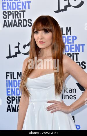 Santa Monica, Stati Uniti. 08th Feb, 2020. Santa MONICA, CA: 08, 2020: Lorene Scafaria al 2020 Film Independent Spirit Awards. Picture Credit: Paul Smith/Alamy Live News Foto Stock