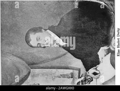 Le navi e i marinai di vecchio Salem; il record di una brillante era di successo americano . s richiedono una universalizzazione. Non c'è nulla al giorno a 9,11 paragonabile alla comunitàdi interessi che legavano tutti Salem in una parentela con il mare e i suoi affari. Ogni nave per la Cina o l'India ha portato un elenco di avventure, piccole speculazioni affidate al captainor supercargo, di cui hanno contribuito ragazzi e ragazze, amici, fratelli, madri e mogli. Nel log di MR. Derbys nave, l'Astrea, per un viaggio a Batavia e Canton sono i seguenti memoranda di avventure, che dovevano essere venduti da thecap Foto Stock