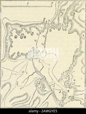 Dizionario di geografia greca e romana. Orta UN lessico (piano, 2) sull'isola, e Paleocaglia sul temainland (piano, 3). Il canale è il punto più stretto, non più di 100 metri di distanza; ed è probabile che il tliat vecchia capitale sarebbe stato costruito vicino all'istmo che collega la penisola con la terraferma. E' stato congetturato che la lunga distesa di sabbia, sulla quale è stato costruito il tefoit Santa Maura, probabilmente non esisteva nell'antichità, e potrebbe essere stata gettata prima da un terremoto. Tra il forte Santa Jtfanra e il moderntown Amaxichi, il governatormen anglo-ionico Foto Stock