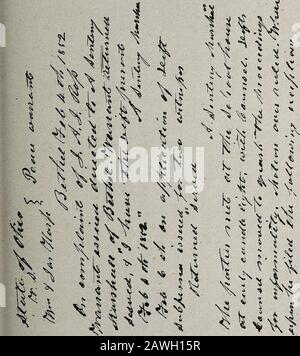 Ohio archæological e trimestrale storico . centesimi di garanzia oltre i suoi tesseswho non sono stati chiamati a testimoniare. J. R. Grant, Sindaco. Il contenzioso in seno alla corte del sindaco Grant sembra essere stato piuttosto infrequente come solo altri due casi sono stati fatti registrare, uno un'azione di trasgressione e l'altro assalto e batteria. Jesse R. Grant e il senatore Thomas Morris sono amici molto stretti, come si può dedurre da ciò che è stato relazionato hasalen. Proprio quello che era la base di amicizia thisintimi non è stato completamente dichiarato. Posiblyagreement sulla questione della schiavitù aveva qualcosa da fare. Concessione generale prima della Civ Foto Stock