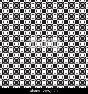 Motivo circolare vintage sezionamento senza cuciture Illustrazione Vettoriale