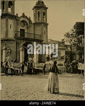 Con il presidente Cannon attraverso i tropici : una storia descrittiva di un viaggio verso le Indie Occidentali, Venezuela e Panama: Contenente vedute del presidente sui nostri possedimenti coloniali . er al ministro Mortons - l'Emozionante gioco di Jai Alai - il governatore Ricorda un amico. Una bella città, l'Avana, naturalmente e per mano dell'uomo. Con il suo Prado e il suo Malecon, i suoi parchi, i suoi churchesand le sue statue; i suoi edifici signorili e artistici, le sue case orna-mentale e sostanzialmente costruito - davvero, ci wassomething accattivante su tutto. Ci aspettavamo di gioirvi nella capitale, perché era stato pi Foto Stock