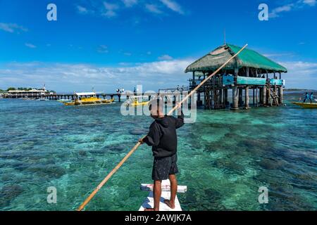 Isola Di Nalusuan A Cebu, Filippine. Foto Stock