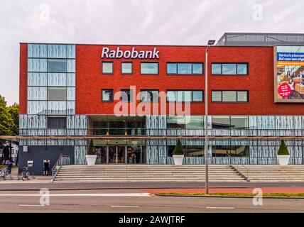 Il rabobank edificio a breda City, nota società finanziaria, Breda, Paesi Bassi 17 luglio 2019 Foto Stock