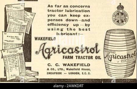 La rivista del Ministero dell'Agricoltura. ese. DI HENRY H. WING. rete 9s. IL LIBRO DEL FORMAGGIO. Di CHARLES THOM e WALTER W. FISK. Illustrato. 8s.net. SCIENZA DEL DAIRYING. Di W. A. G. PENLINGTON, M.A. Illustrato. 3s. BESTIAME BOVINO DI CASEIFICIO E PRODUZIONE DI LATTE. Da C. H ECKLES, M.Sc. Illustrato. rete 9s. CASEIFICIO AGRICOLO. Dal Prof. C. H. ECKLES e dal Prof. G. F. WARRES. Illustrato. 68. Rete GD. Macmillans Ha Illustrato l'elenco dei libri su Ag^rioulture, orticoltura, &g., post free on Application. MACMILLAN & CO., LTD., LONDRA, W.C. 2. Scottish CO-OPERATIVE WHOLESALE SOCIETY LIMITED Regrigati uffici - 95, Mor Foto Stock