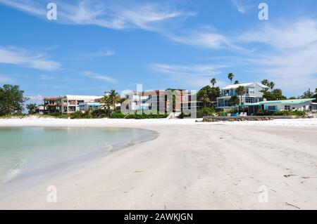 Lussuose Case fronte Spiaggia sul Golfo del Messico Foto Stock