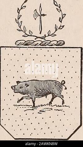 Campi storici e palazzi di Middlesex . infelice thingthat Hutchinson è stato sempre capo giustizia della nostra corte. WhatOtis ha detto, che avrebbe messo la provincia in fiamme, se guarito dal fuoco, è venuto a passare. All'ultimo corteggiamento sotto la carta, Peter Oliver era la giustizia principale e ed-mund Trowbridge, Poster Hutchinson, William Cushing, andWilliam Brown erano i giudici. Di questi, Cushing era l'unico che poi apparve sulla panchina. La scena è cambiata! Non c'era una galleria verde, non c'erano alberi tutti a intervalli. La vecchia casa di Brantle, sulla strada di quel nome, è la prima che incontriate con dopo p. Foto Stock