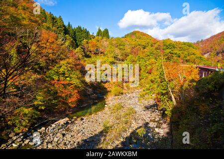 Area geopark del Monte kurikoma, prefettura di Iwate, Tohoku, Giappone. Foto Stock