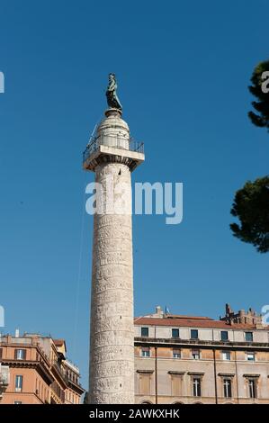Colonna Di Traian / Roma | Trajanssäule / Rom Foto Stock