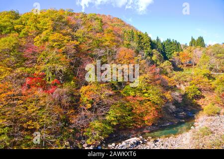 Area geopark del Monte kurikoma, prefettura di Iwate, Tohoku, Giappone. Foto Stock