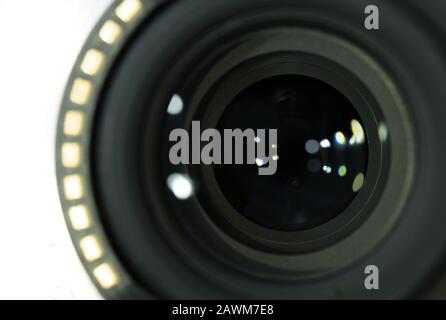 Fotografia obiettivo Extreme Close Up dettagli vista Foto Stock