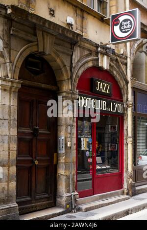 Hot-Club, Jazz Club, Lione, Francia Foto Stock