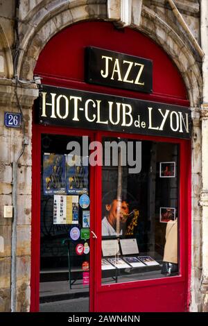 Hot-Club, Jazz Club, Lione, Francia Foto Stock