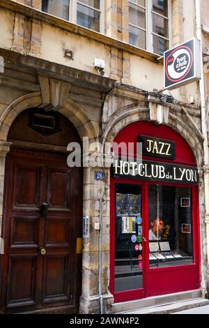 Hot-Club, Jazz Club, Lione, Francia Foto Stock