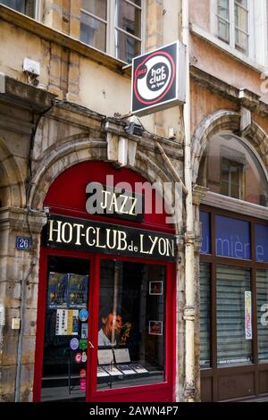 Hot-Club, Jazz Club, Lione, Francia Foto Stock