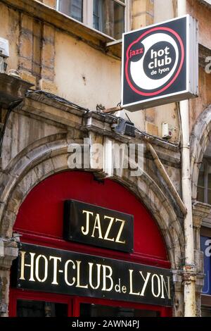 Hot-Club, Jazz Club, Lione, Francia Foto Stock