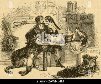 Isola di Crusoe . t vissuto su cinque giorno di cannuccia. Da parte mia, aggiunge un terzo, mi piace: Theres ro-mance su di esso - e la convenienza anche, in alcuni rispetti.Per la materia di abbigliamento, un uomo potrebbe indossare skins.Tailors mai dunned Robinson Crusoe. Va un grande senso verso fare un uomo felice di essere hoffashion indipendente. Essere dunned rende un uomo miserabile. Sì, lo fa viaggiare un lungo cammino a volte, sospira un altro, pensieroso. ID essere disposti a vivere qui alcuni anni per sbarazzarsi della società. Che thingit glorioso deve essere quello di non avere nulla a che fare, ma caccia capre selvatiche!Robinson ha avuto un periodo di jolly di esso; non acc Foto Stock