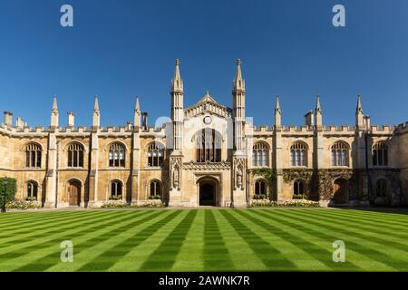 Il Corpus Christi College di Cambridge, Regno Unito Foto Stock