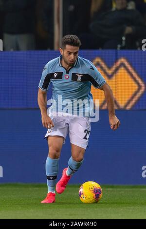 Jony Rodriguez Menendez (Lazio) durante la partita italiana "srie A" tra Parma 0-1 Lazio allo stadio Ennio Tardini il 09 febbraio 2020 a Parma, Italia. Credit: Maurizio Borsari/Aflo/Alamy Live News Foto Stock