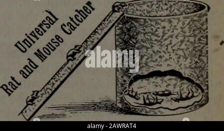 Industrie forestali canadesi luglio-dicembre 1914 . Legname CruisesForest Surveys Water Powers, Storage, Logging e LumberingContrattes, rapporti per case Fi-nanziarie e Lum-ber Preoccupazioni. R. 0. SWEEZEY164 St. James Street, MONTREAL. Pulisce un edificio di Ratti e Topi in breve tempo, lo mantiene pulito, perché è sempre readyfor Use. In ferro zincato, non ordine, dura da anni. Un grande numero può essere catturato ogni giorno. Andare a Catcher morden-ings, rimuovere il dispositivo all'interno, che solo pochi secondi, prendere ratti morti e topi, sostituire il dispositivo, è pronto per un altro catch.formaggio piccolo pezzo è usato, Foto Stock