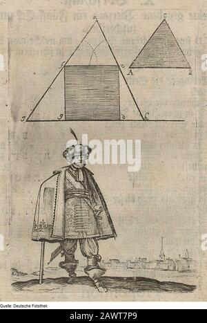 Fotothek df tg 0003414 Geometrie ^ Konstruktion ^ Dreieck ^ Viereck. Foto Stock