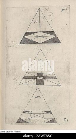 Fotothek df tg 0003489 Perspektive ^ Geometrie ^ Viereck ^ Vielek. Foto Stock