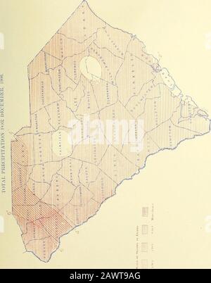 Dati Climatologici, Carolina Del Sud. ?XHK ?!K ?XBIV N^:. 96 KEFORT CLIMATOLOGICO: Sezione Sud CAliOLlxNA Deckmber, iy06. PRECIPITAZIONI GIORNALIERE PER LA CAROLINA DEL SUD. DICEMBRE. 1906. Stazioni. Giorno Del Mese. - i 2 3 4 5 6 7 8 9 10 II 12 13 14 15 16 17 vi8 19 20 21 22 23 24 25 26 27 28 29 30 31 0 Aiken .60 ... •3C •35.19 1.24 •3- .90.72 ^^^T.. 1.14.80?94•71.091.661.64.48 .01 tv .21 ?i^ 2.163.452.362.08 Blairs T.?59 TV • 47 ( .02.05•39•15 Bowman : i... 1 T. Calhoun Palls. 10 1 .681.... 3-39 CaTnden.(i) T. •99 T. .03. 10 T. .13.03 Foto Stock