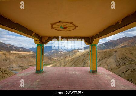 View Point, Fotu La Pass, Ladakh, India. Fotu la è uno dei due passi di alta montagna tra Leh e Kargil Foto Stock