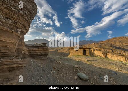 Villaggio Di Montagna A Kargil, Ladakh, India Foto Stock