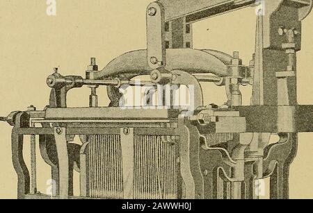 Tessitura; una guida pratica alla costruzione meccanica, al funzionamento, alla cura dei macchinari di tessitura, e tutti i dettagli dei processi meccanici implicati nella tessitura. Foto Stock