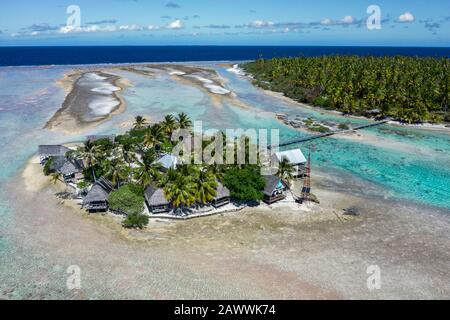 Impressioni Di Fakarava Atoll, Tuamotu Archipel, Polinesia Francese Foto Stock