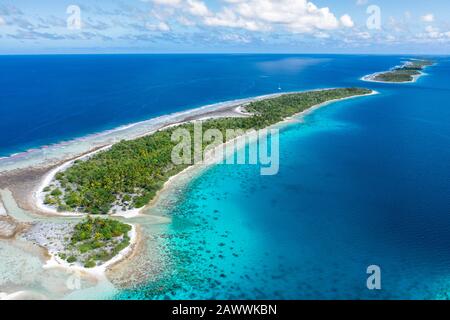 Impressioni Di Kauehi Atoll, Tuamotu Archipel, Polinesia Francese Foto Stock