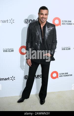 Los Angeles, California, Stati Uniti. 09th Feb, 2020. Los Angeles, California, Stati Uniti. 09th Feb, 2020. Andrei Gillott partecipa all'Elton John AIDS Foundation Oscar Viewing Party il 9 febbraio 2020 a Los Angeles, California. Foto: Credito Imagespace: Mediapunch Inc/Alamy Live News Foto Stock