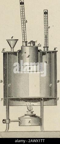 Relazione sulla produzione, la tecnologia e gli usi del petrolio e dei suoi prodotti . Tester Saybullts.. Foto Stock