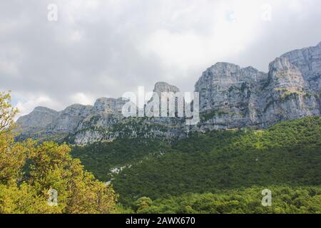 Astraka vetta di Monte Tymfi Epiro Grecia Foto Stock