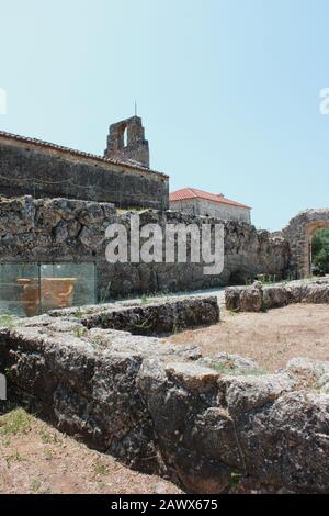 Area archeologica di Necromanteion di Acherondas Preveza Grecia Foto Stock