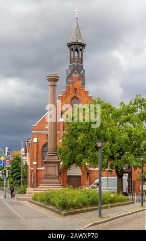 La Chiesa vede in Oldenburg, una città indipendente in Bassa Sassonia, Germania Foto Stock