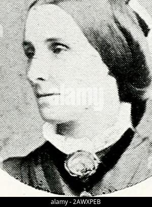 Pedigree fotografico dei discendenti di Isacco e Rachel Wilson . 1802, morto a Wellington, 25th luglio, 1882, 80 anni. Sposato a Kendal, 6th febbraio 1833, età 31, Henry Fox, ottavo figlio di Thomas Fox e sua moglie Sarah Smith. Nacque a Wellington, 10th ^larice, 1800, si sposò a 32 anni, e morì a Welling-ton il 29th gennaio 1876, all'età di 75 anni. Problema: Due figlie. A. Rachel Crewdson Fox = John Edward Wakefield. Un figlio e una figlia. (Pagina 262.) b. Henrietta Maria Fox = Robert Luke Howard II A 7 d. Quattro figli e tre figlie. (Pagina 180.) Marv Bealing = George Fox = Anna Debell Edward Fox Foto Stock