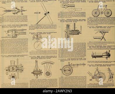 La ruota e la revisione del commercio di ciclismo. La ditta di Sella dello zio, lo stesso posto. Archiviato Oc-tober 12, 1896. N. Di Serie 608.661. Durata di patent7 anni. 26.345. Felly o cerchione ruota. Jesse Lyman Dann, Columbus, Ohio. Archiviato Il 12 Ottobre 1896. N. serie. 608,657. Durata del brevetto 14 anni. PERRY TRADE PLUMS. In modo tranquillo, il Perry Cycle Saddle Com-pany, Leicester, Mass., si stanno radunando nella theirshare delle prugne commerciali, nazionali e stranieri. Dodici modelli costituiranno la loro linea•97. DALLA POLVERE DI DISASTRO. Bystander a Fallmore come quest'ultimo pickshimself da una caduta particolarmente brutta: Mycaro Signore, come è Foto Stock