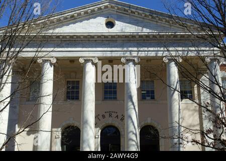 Charlottesville Virginia in un giorno di sole inverno Foto Stock