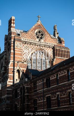 Oxford, Inghilterra, Regno Unito. Febbraio 6th 2020 l'elegante architettura del Keble College, Parks Road, Oxford University, Inghilterra Foto Stock