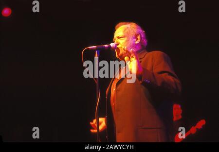 Joe Cocker in scena al World On Line IPO party di Amsterdam NL 2000 Foto Stock