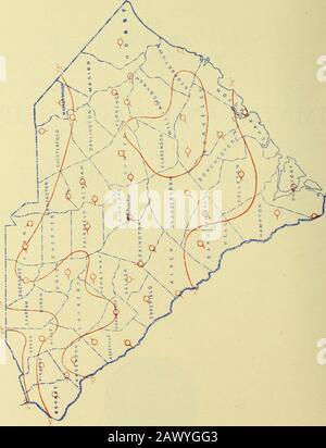 Dati Climatologici, Carolina Del Sud. RALEIGH, N. C.: UFFICIO WEATHER BUREAU. 1908. Co o 05 03 o &gt; 5 ^ i^ i a; H &lt; a,w 3 -3H o. Skitkmiikk, lCl!. TLIMATP: E (MIOIS: È La SEZIONE Ol Ill CAILOMNA. :]. V. S. DLVRART.AllXT Ol AC.KlCri.LTK IC, CLIMATLI E CROP SlsRVlCE OK ruK WliATlIliR BUREAU. SEDE CENTRALE: WASHINGTON, D. C. SEZIONE SUD CRROBLNFL. J. W. BAUEK, Section Director, COLUMBIA, S. C. Vol. Yi. CoLUMHiA, S. C, settembre 1903. N. 9. AVANZAMENTO DI FARMWORK. Il tempo duritio: Settembre è stato superiore preferibileper le operazioni di raccolto--, essendo stato generalmente secco, fresco, e con Foto Stock