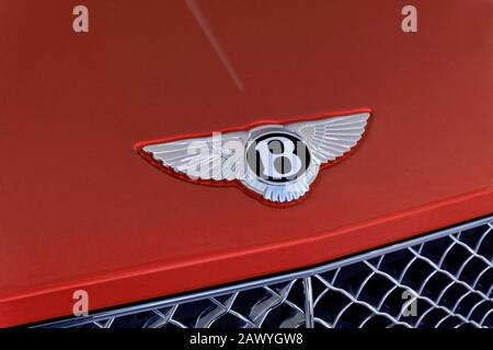 Logo Bentley Motors per auto. Foto Stock