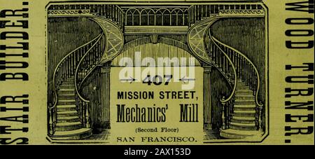 La directory di San Francisco di Langley per l'anno che inizia .. . i^END for Catalog and Price liist. Fabbrica e Ufficio: Berry St., scommessa. Terzo e quarto. N. P. LANGLAND,. REPARTO DI PUBBLICITÀ. 21 Foto Stock